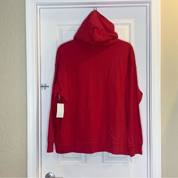 Juicy by Juicy Couture Red Hooded Sweatshirt Size 3X - Picture 7 of 11